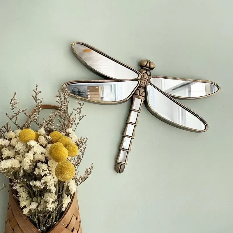 Decorative Mirror - A7-25 Vintage Creative Mirror Dragonfly Mirror