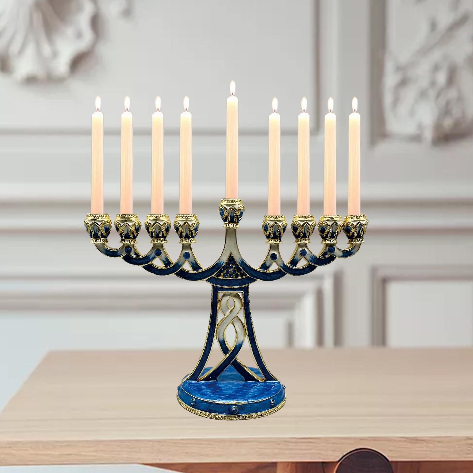 Enameled Menorah Candle Holder - огляд і ціна Candle Holder Decor
