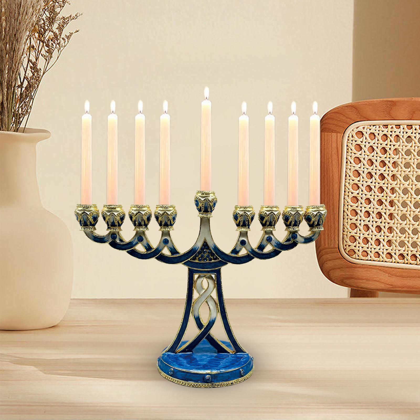 Enameled Menorah Candle Holder - огляд і ціна Candle Holder Decor
