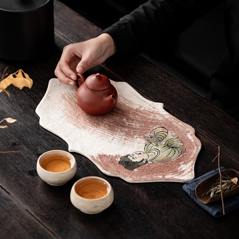 Hand Drawn Persimmon Dyed Zen  - огляд і ціна Table Runner