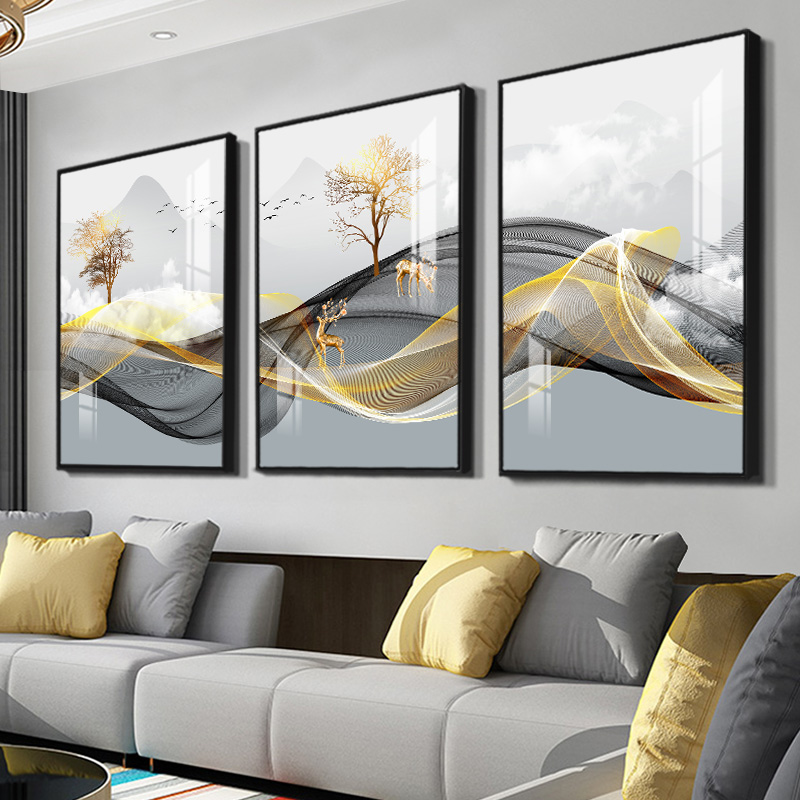 3pcs/Set frameless 3 Nordic Lu - огляд і ціна Abstract Canvas Set