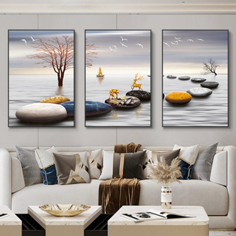 3pcs/Set frameless 3 Nordic Lu - огляд і ціна Abstract Canvas Set