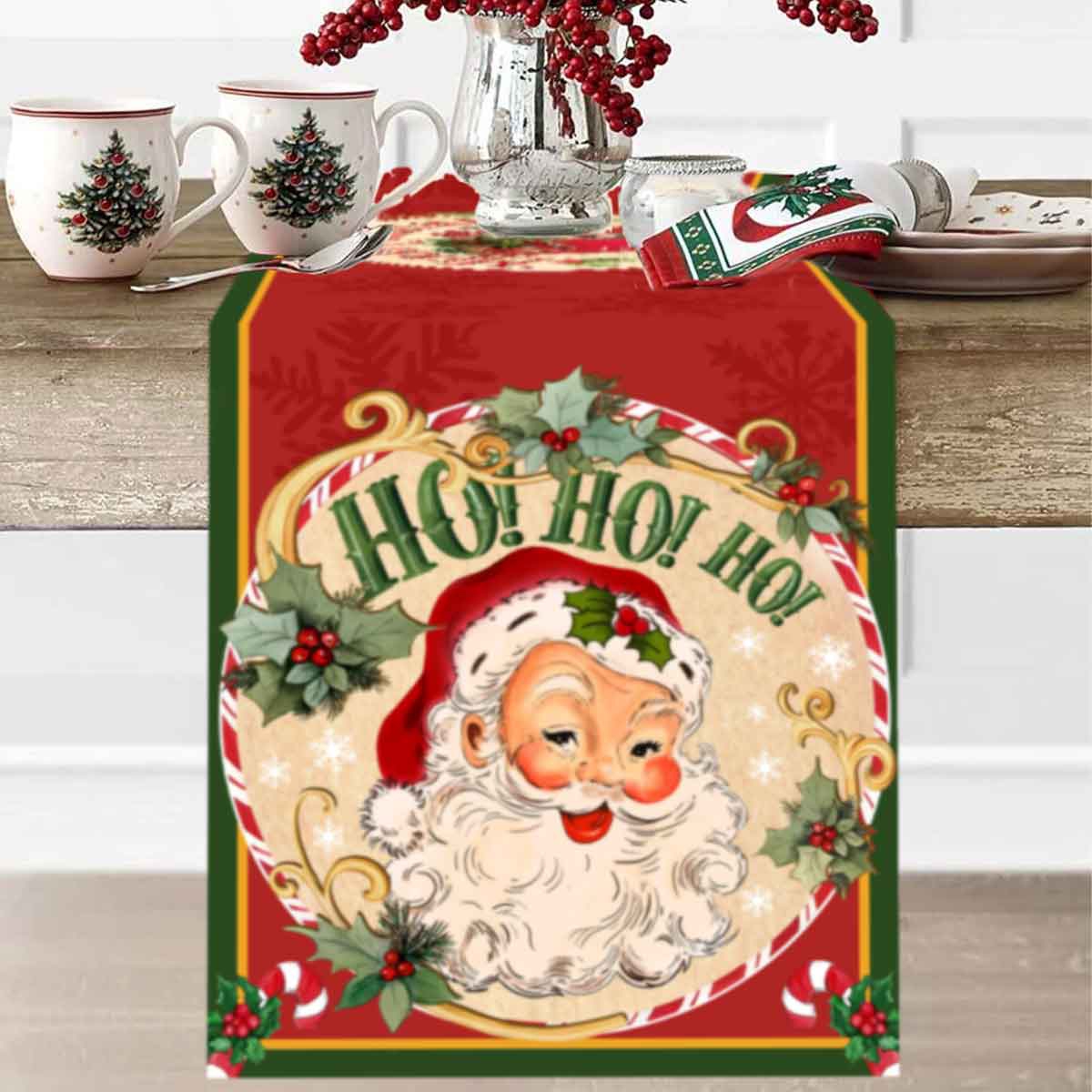 Christmas Santa Clause Polyest - огляд і ціна Table Runner