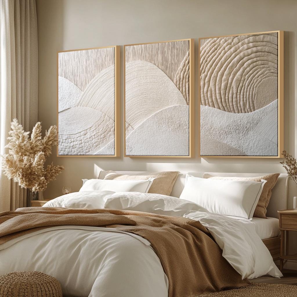 3pcs Frameless Canvas Painting - огляд і ціна Abstract Canvas Set