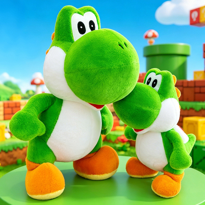 Cute Yoshi Green Dinosaur Plus - огляд і ціна Throw Pillow