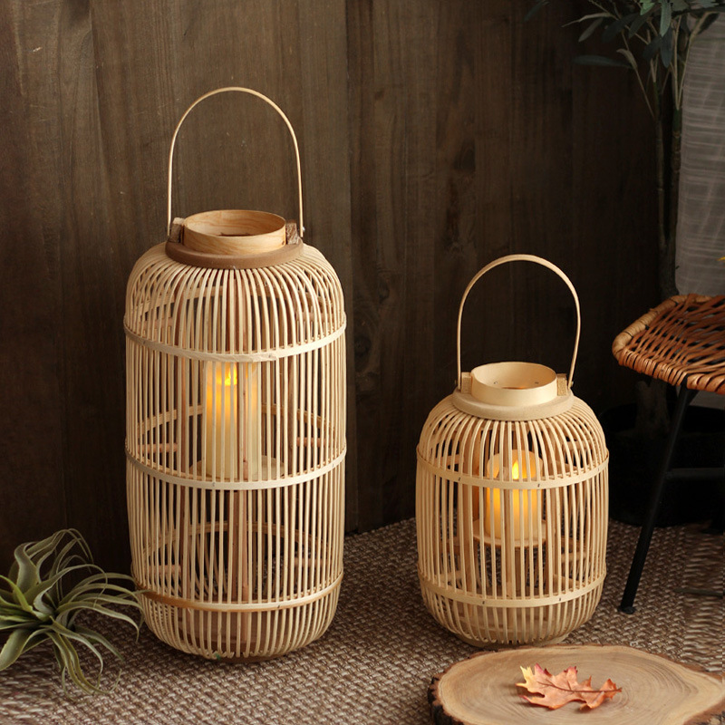 Handmade Bamboo Wind Lamp Floo - огляд і ціна Candle Holder Decor