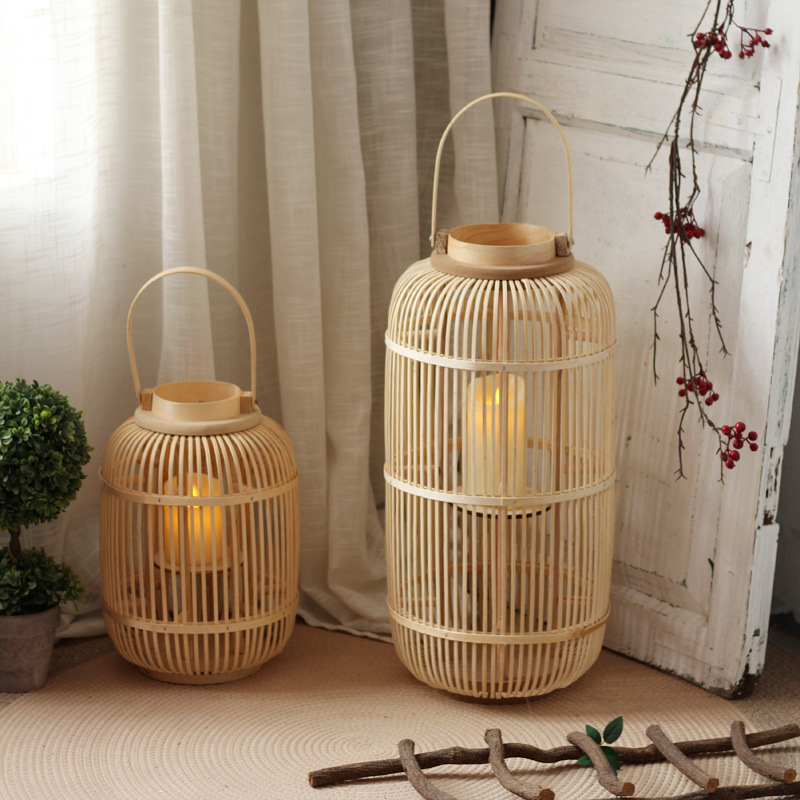 Handmade Bamboo Wind Lamp Floo - огляд і ціна Candle Holder Decor