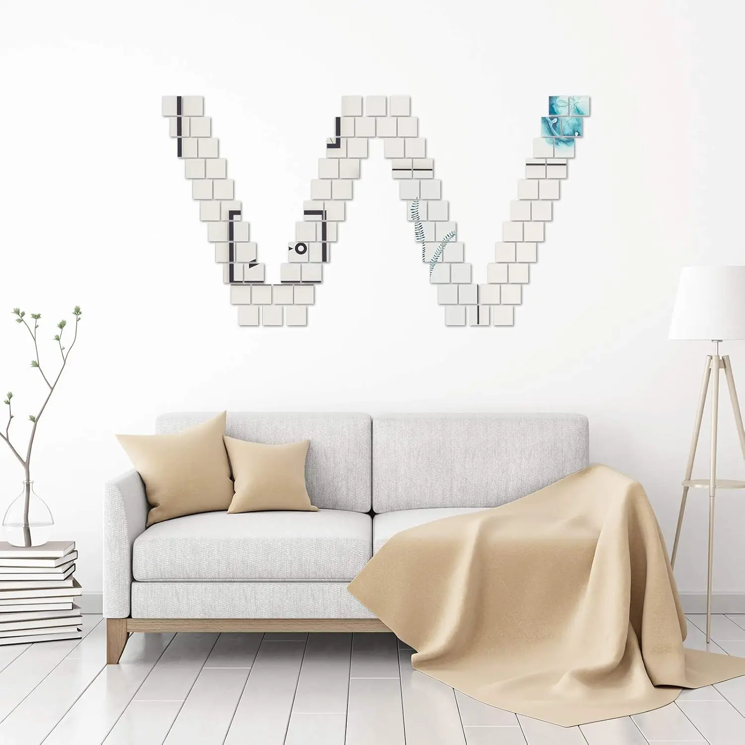 Mini Size Square Mirror Adhesi - огляд і ціна Decorative Mirror