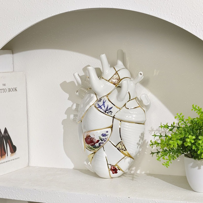 Heart vase Living room wine ca - огляд і ціна Vase Decor