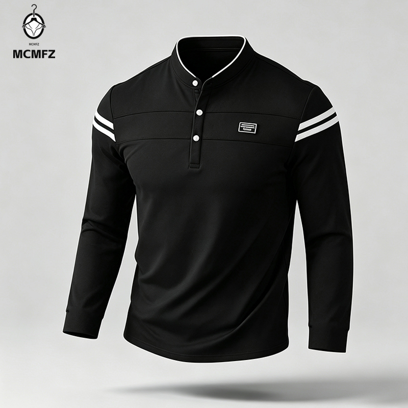 Male Urban Long Sleeve Polo Sh - огляд і ціна Wall Sticker