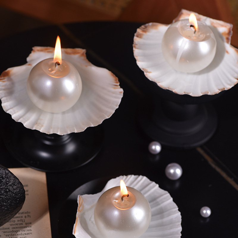 Elegant Pearl Ball Candles wit - огляд і ціна Candle Holder Decor
