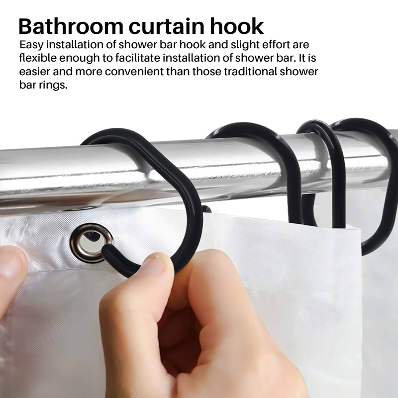 24 PCS Shower Curtain Rings Pl - огляд і ціна Curtain Curtain