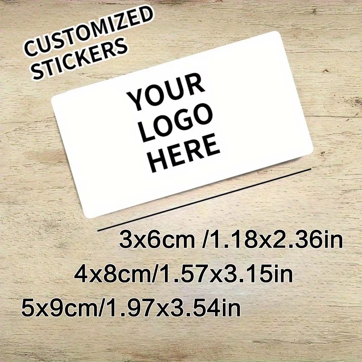 Custom Rectangular Stickers –  - огляд і ціна Wall Sticker