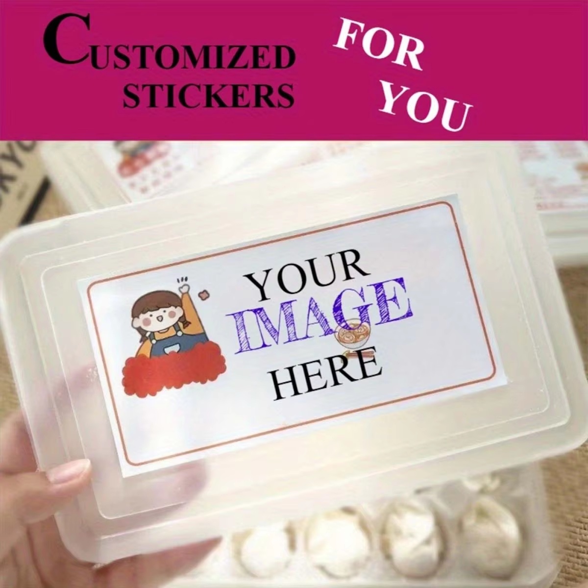 Custom Rectangular Stickers –  - огляд і ціна Wall Sticker