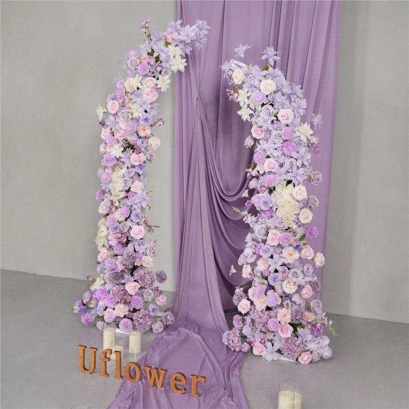 5D Uflower Purple Pink Lilies  - огляд і ціна Table Runner