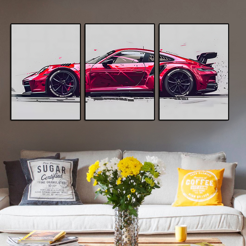 3pcs/set  frameless  3Pcs Supe - огляд і ціна Abstract Canvas Set