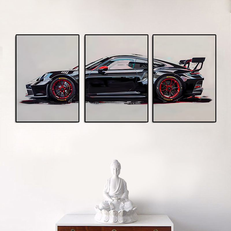 3pcs/set  frameless  3Pcs Supe - огляд і ціна Abstract Canvas Set