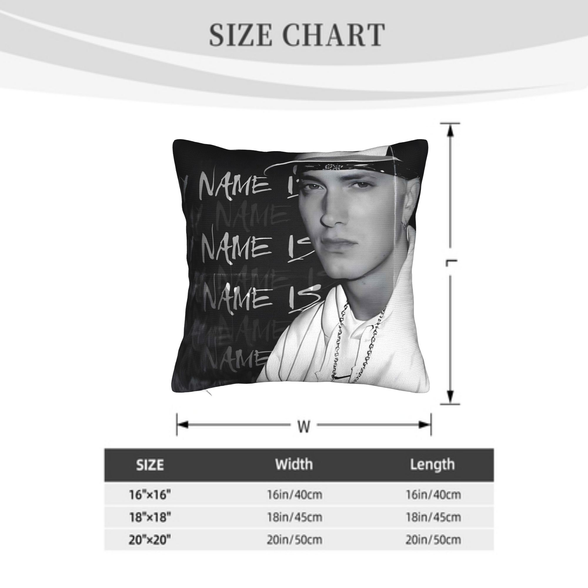 Customize EMINEM Double-Sided  - огляд і ціна Throw Pillow