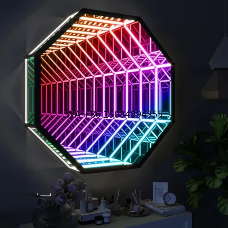 Octagon 3D Infinity Mirror Lig - огляд і ціна Decorative Mirror
